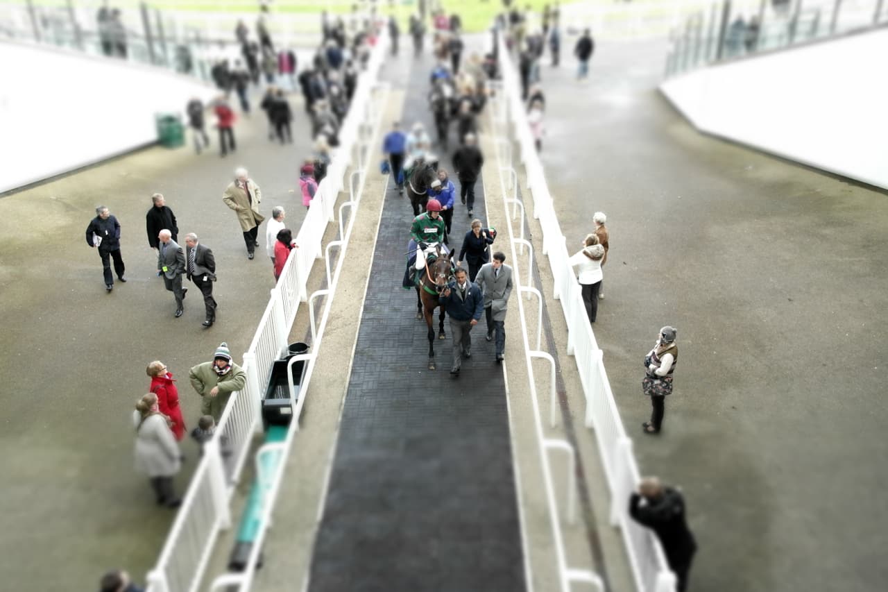 Aintree Racecourse photographed from above