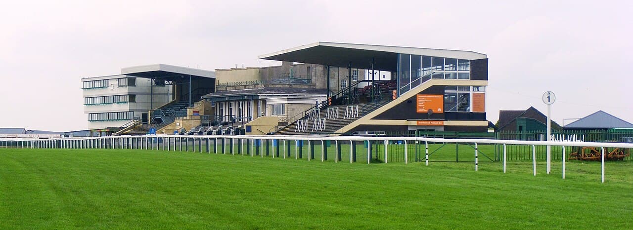 The stands at Bath Racecourse