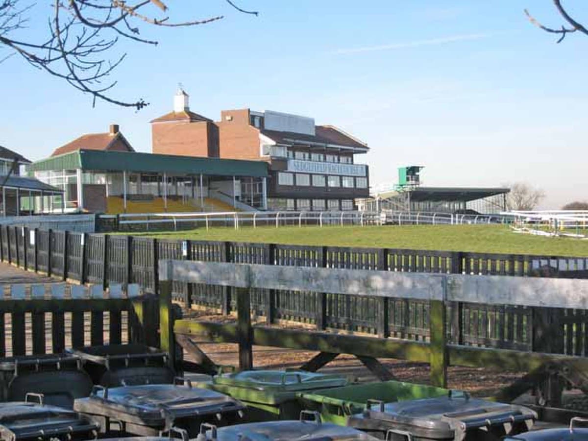 Grandstand at Sedgefield Racecourse